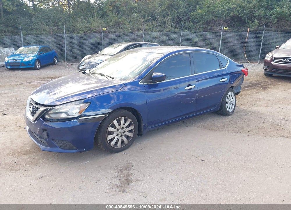 2019 NISSAN SENTRA S VIN: 3N1AB7APXKY276586
