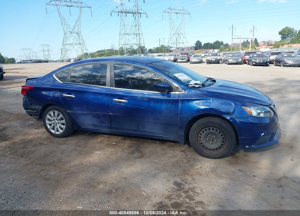 2019 NISSAN SENTRA S VIN: 3N1AB7APXKY276586