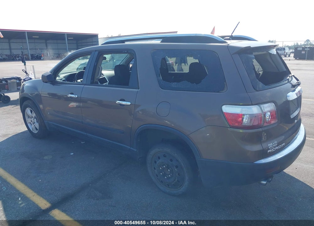 2009 GMC ACADIA SLE-1 VIN: 1GKER13D39J107216