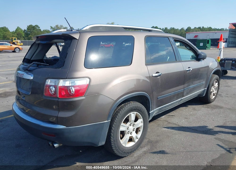 2009 GMC ACADIA SLE-1 VIN: 1GKER13D39J107216