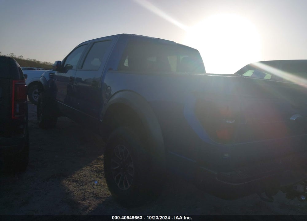 2012 FORD F-150 SVT RAPTOR VIN: 1FTFW1R62CFA53838