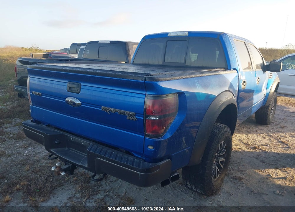 2012 FORD F-150 SVT RAPTOR VIN: 1FTFW1R62CFA53838