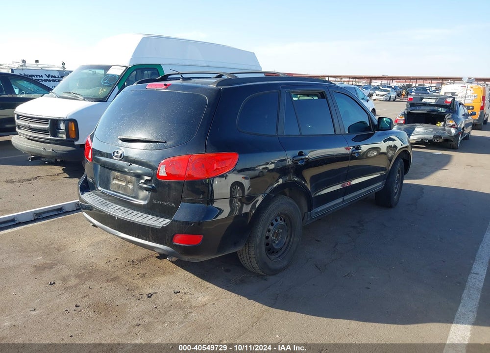 2009 HYUNDAI SANTA FE GLS VIN: 5NMSG13DX9H289670