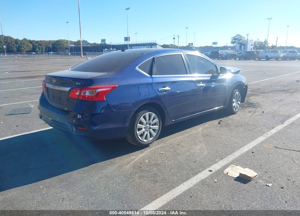 2017 NISSAN SENTRA SV VIN: 3N1AB7APXHY379936