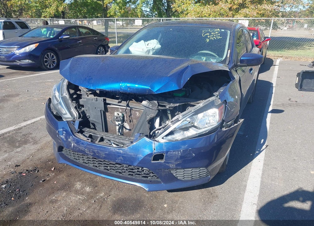 2017 NISSAN SENTRA SV VIN: 3N1AB7APXHY379936
