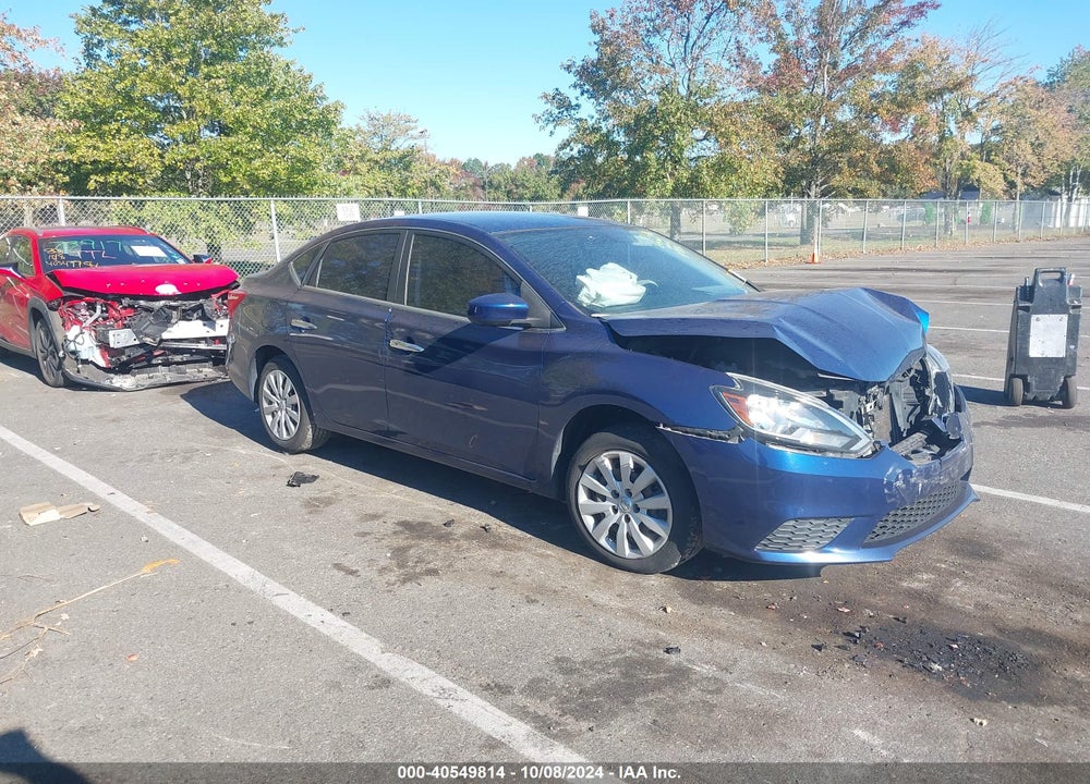 2017 NISSAN SENTRA SV VIN: 3N1AB7APXHY379936