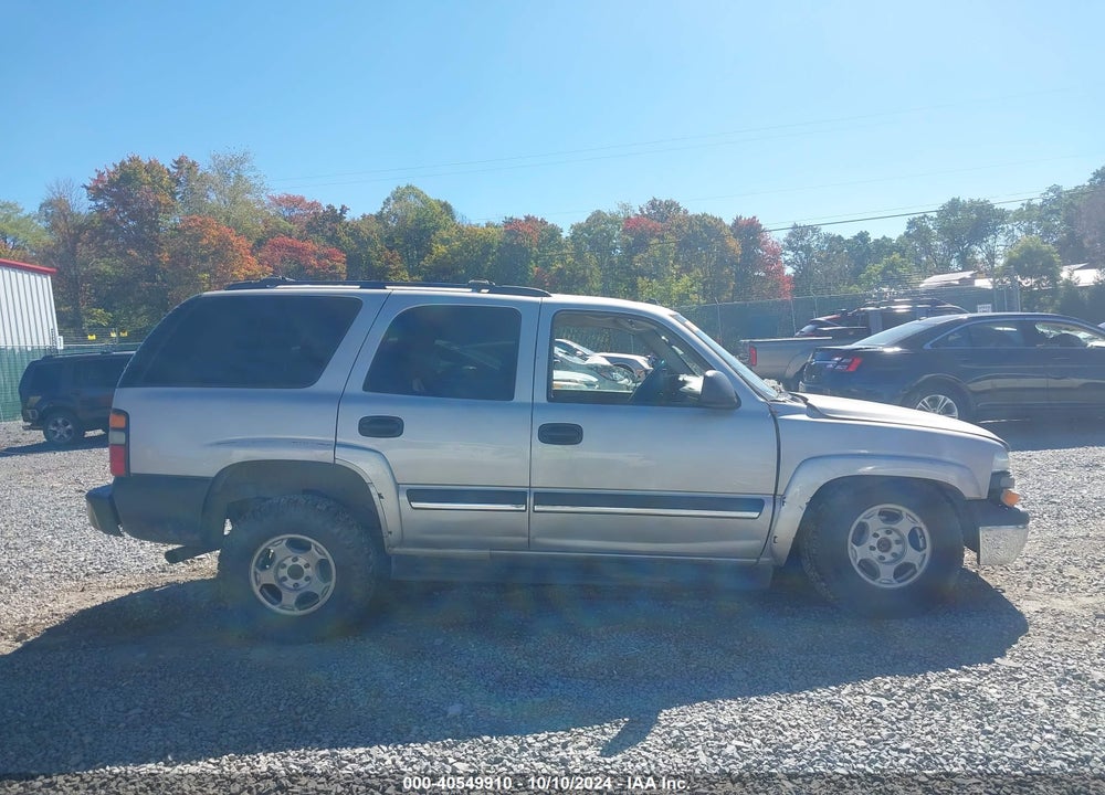 2005 CHEVROLET TAHOE LS VIN: 1GNEK13T85R227605