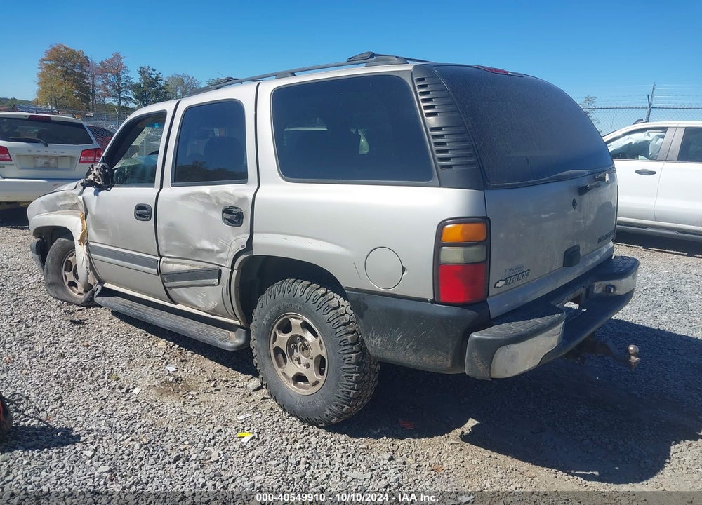 2005 CHEVROLET TAHOE LS VIN: 1GNEK13T85R227605