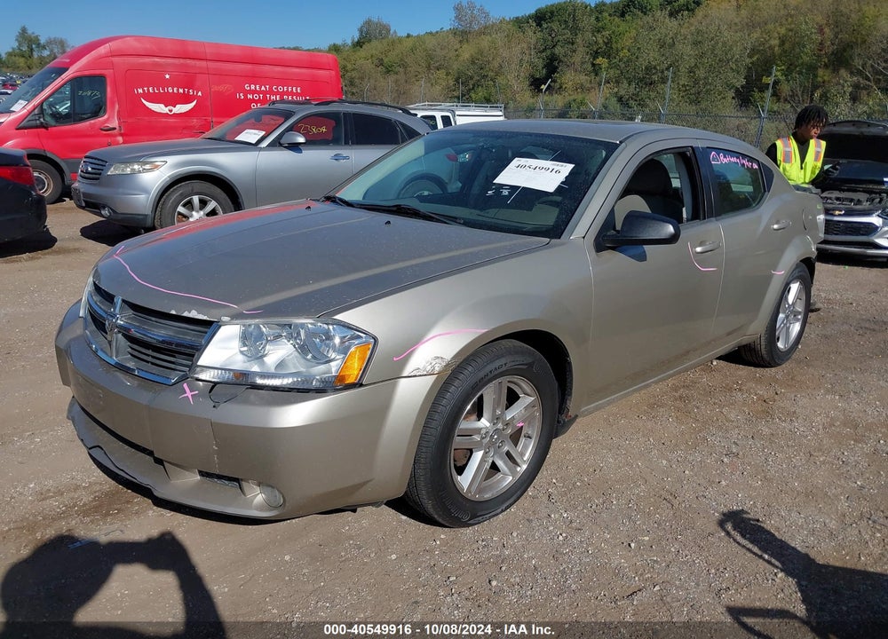 2009 DODGE AVENGER SXT VIN: 1B3LC56B69N502782