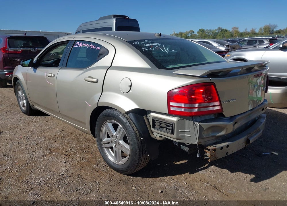 2009 DODGE AVENGER SXT VIN: 1B3LC56B69N502782
