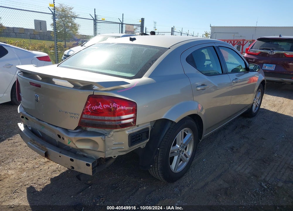 2009 DODGE AVENGER SXT VIN: 1B3LC56B69N502782