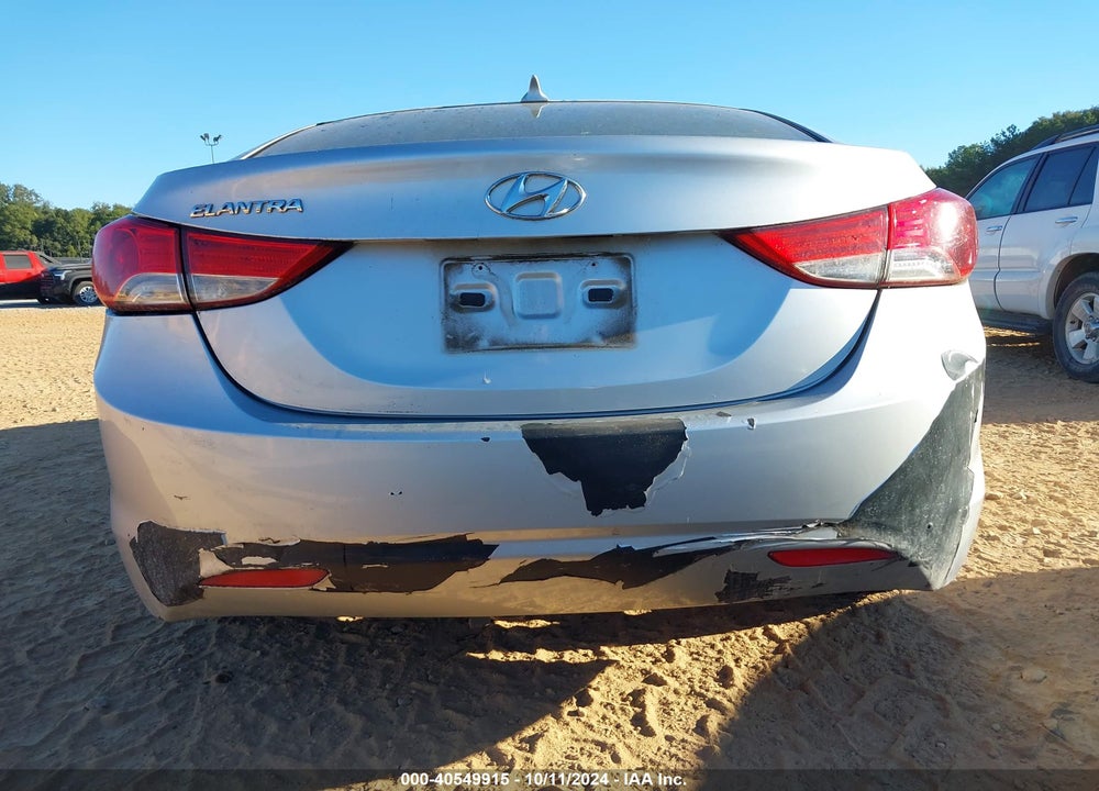 2013 HYUNDAI ELANTRA GLS VIN: 5NPDH4AE1DH434528