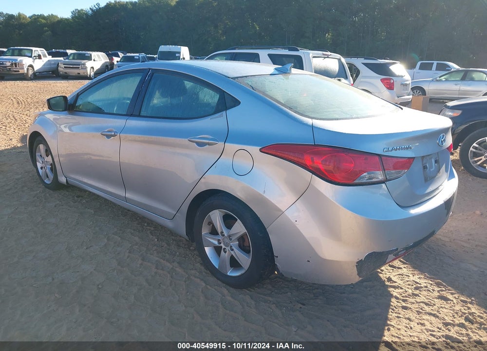 2013 HYUNDAI ELANTRA GLS VIN: 5NPDH4AE1DH434528