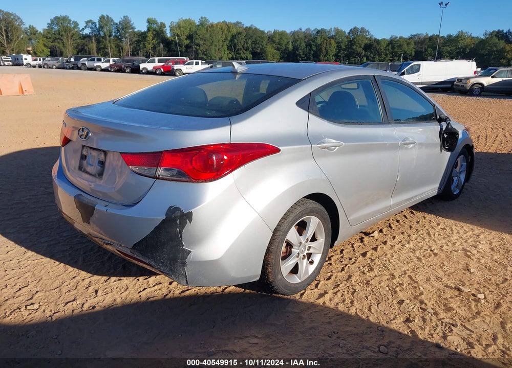 2013 HYUNDAI ELANTRA GLS VIN: 5NPDH4AE1DH434528