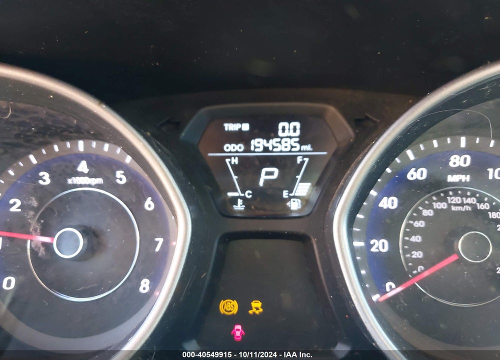 2013 HYUNDAI ELANTRA GLS VIN: 5NPDH4AE1DH434528