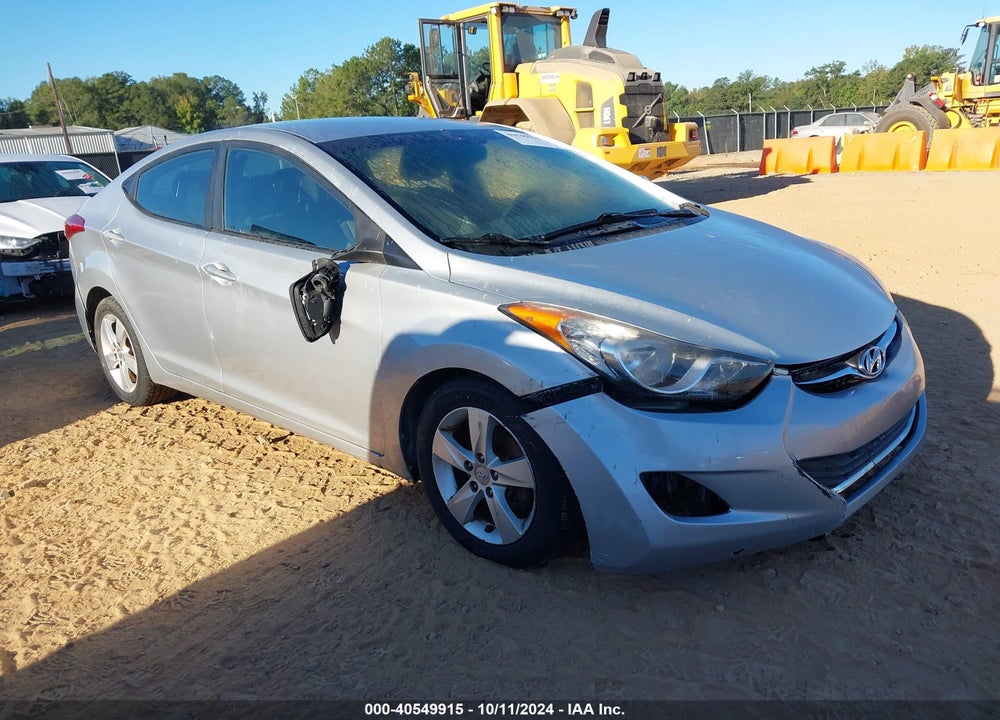 2013 HYUNDAI ELANTRA GLS VIN: 5NPDH4AE1DH434528