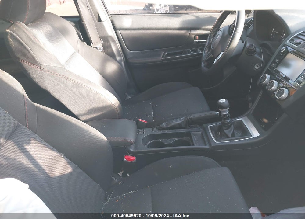 2017 SUBARU WRX PREMIUM VIN: JF1VA1E66H9836317