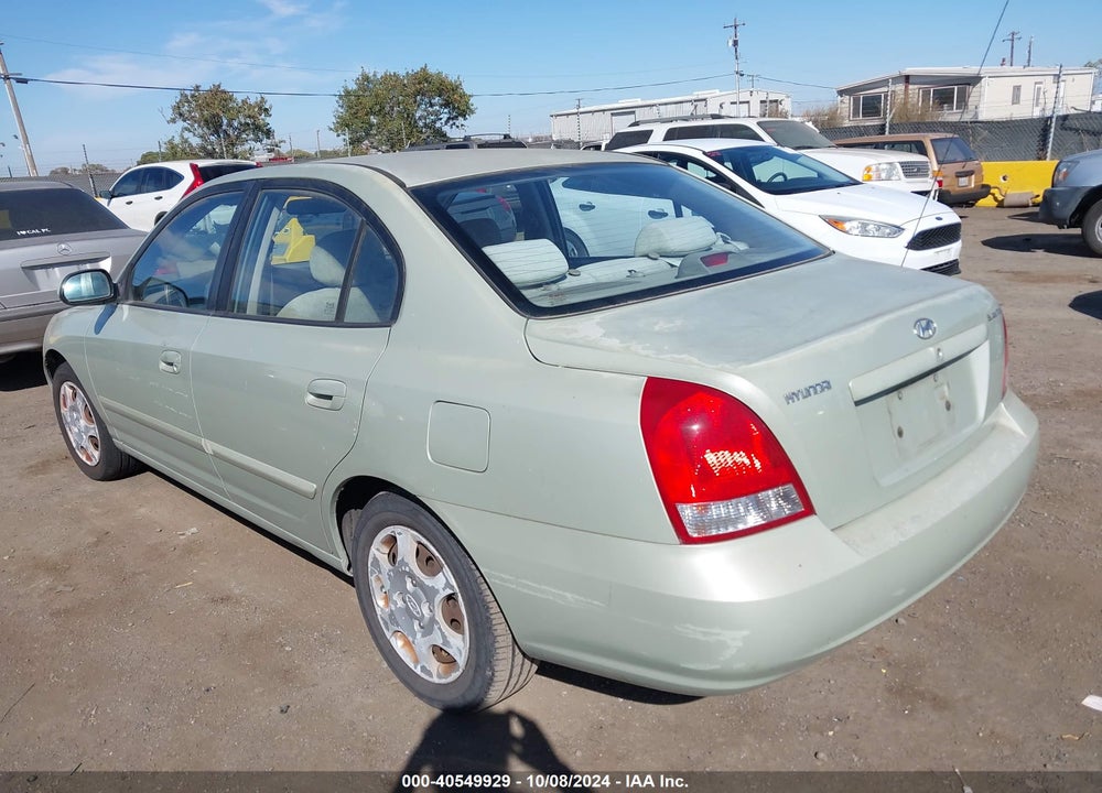 2003 HYUNDAI ELANTRA GLS/GT VIN: KMHDN45D43U696327