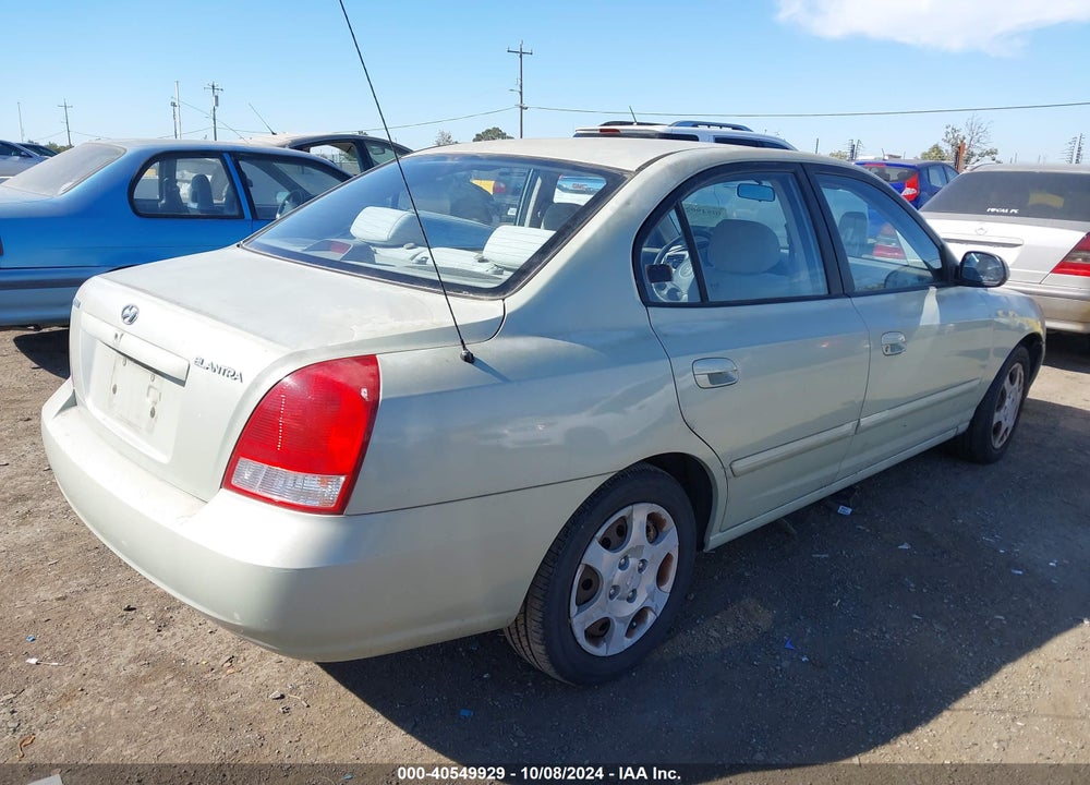 2003 HYUNDAI ELANTRA GLS/GT VIN: KMHDN45D43U696327