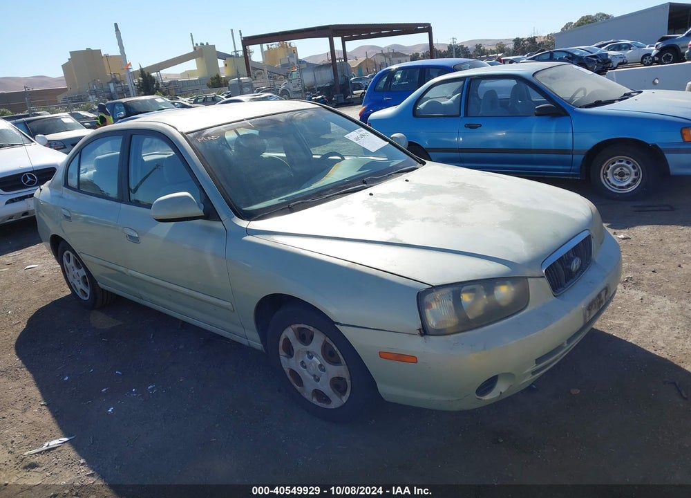 2003 HYUNDAI ELANTRA GLS/GT VIN: KMHDN45D43U696327