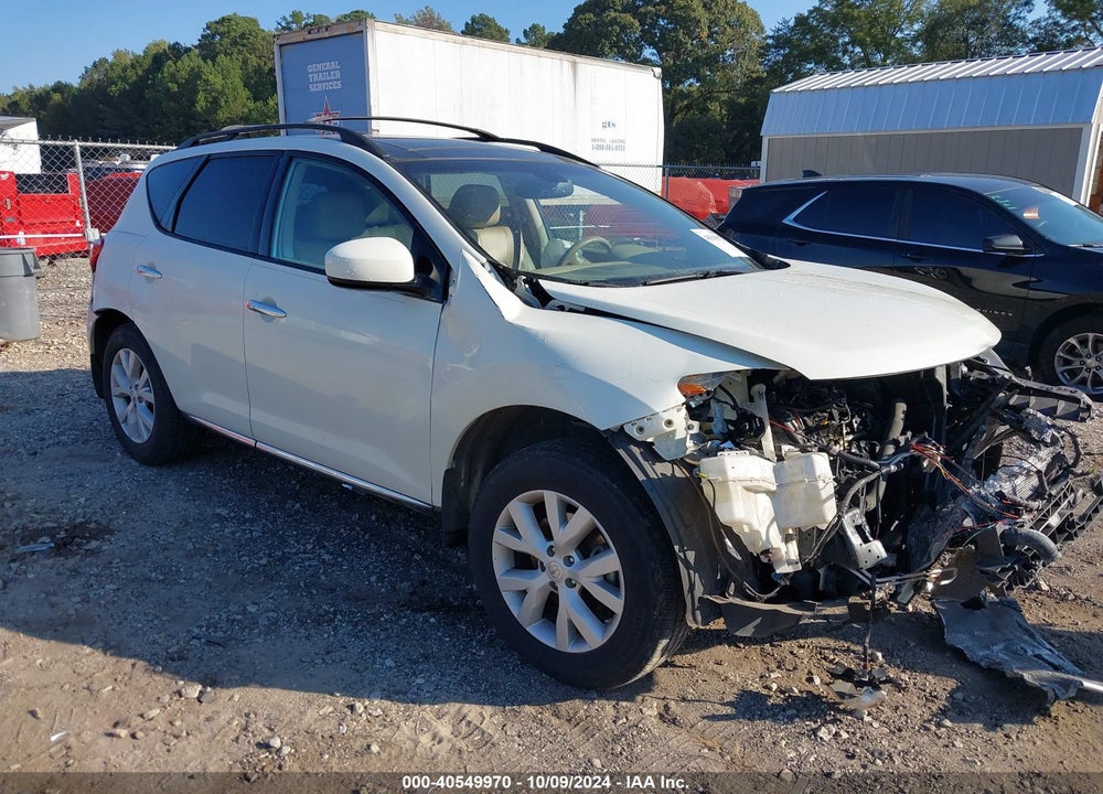 2011 NISSAN MURANO SL VIN: JN8AZ1MU0BW064198
