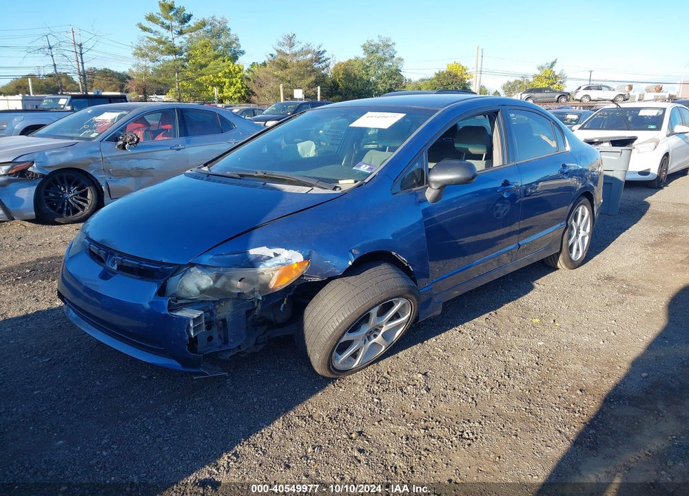 2006 HONDA CIVIC LX VIN: 2HGFA165X6H520082
