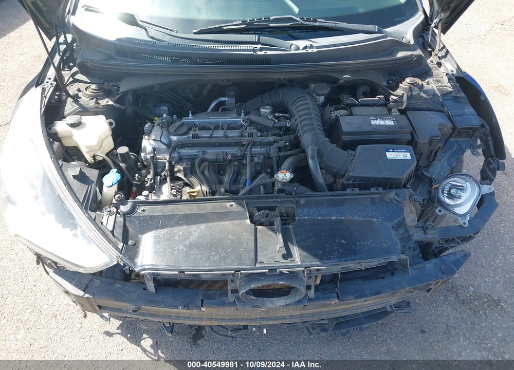 2013 HYUNDAI VELOSTER TURBO W/BLUE VIN: KMHTC6AE5DU119982