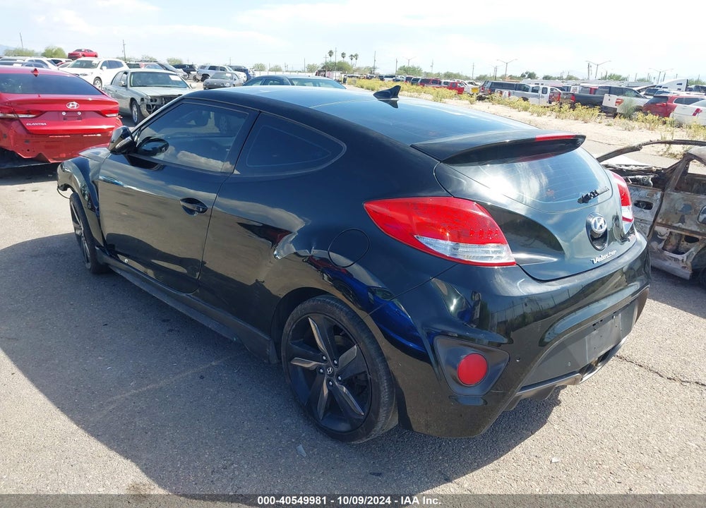 2013 HYUNDAI VELOSTER TURBO W/BLUE VIN: KMHTC6AE5DU119982
