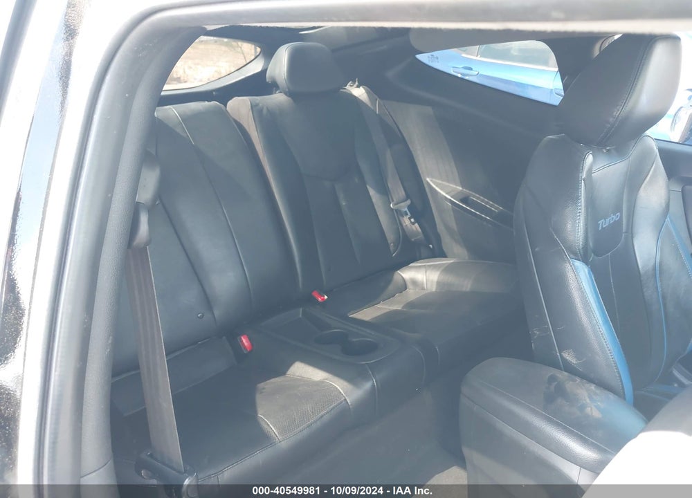 2013 HYUNDAI VELOSTER TURBO W/BLUE VIN: KMHTC6AE5DU119982
