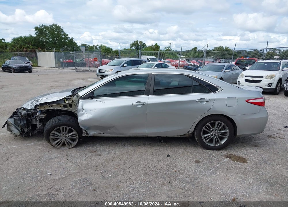 2015 TOYOTA CAMRY SE VIN: 4T1BF1FK2FU490900
