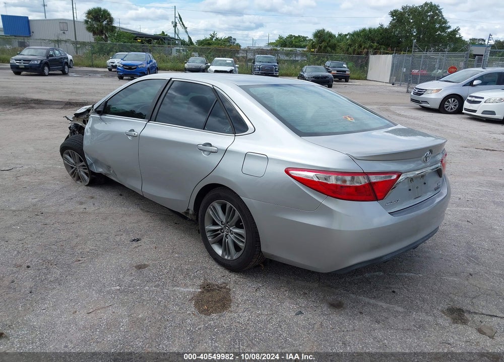 2015 TOYOTA CAMRY SE VIN: 4T1BF1FK2FU490900