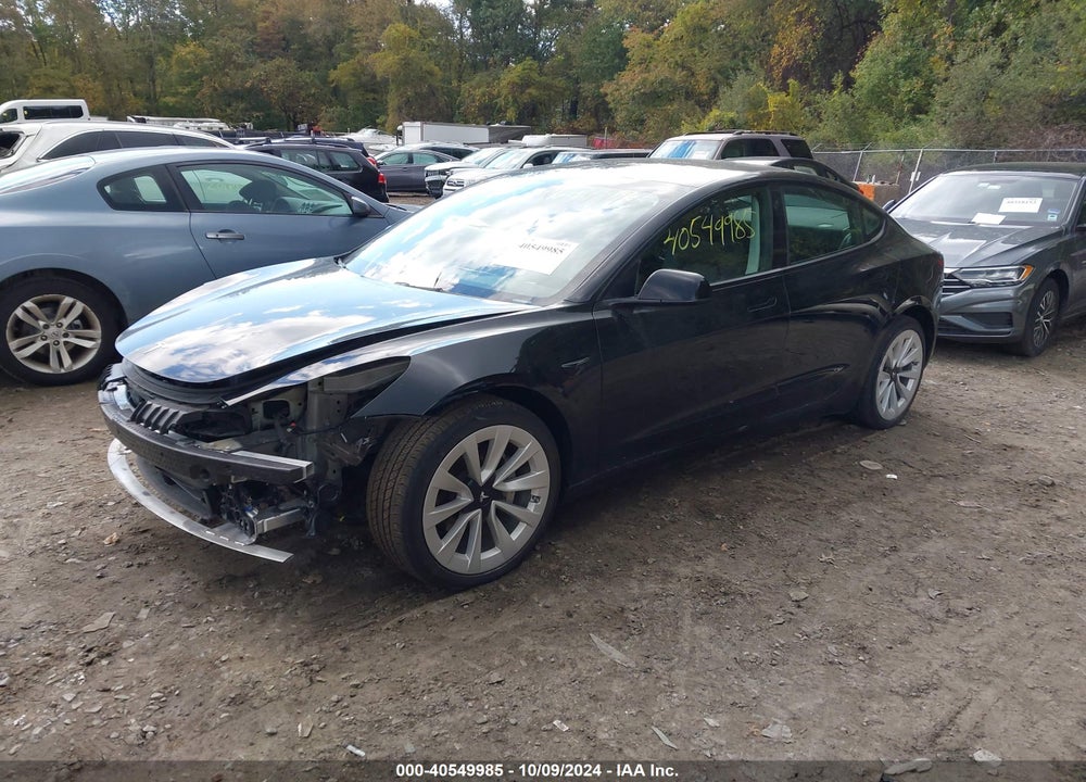 2022 TESLA MODEL 3 VIN: 5YJ3E1EBXNF304878