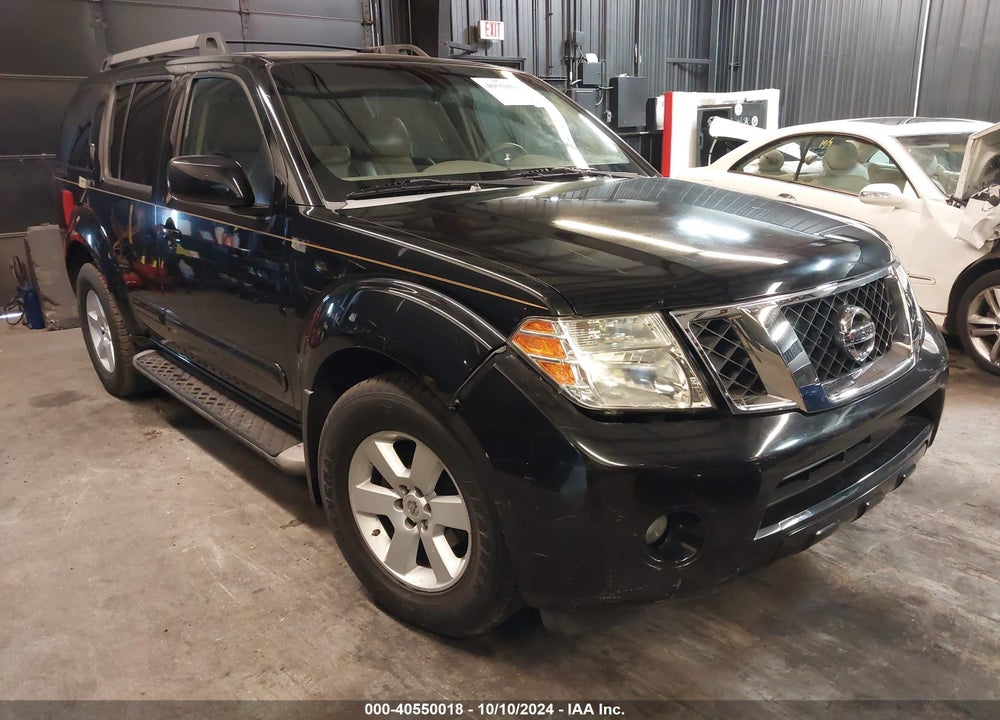 2008 NISSAN PATHFINDER SE VIN: 5N1AR18U38C652026