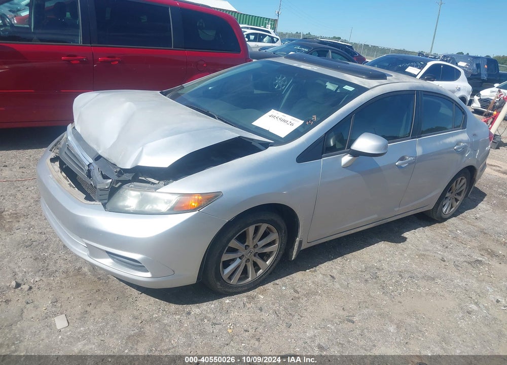 2012 HONDA CIVIC EX VIN: 2HGFB2F86CH319188