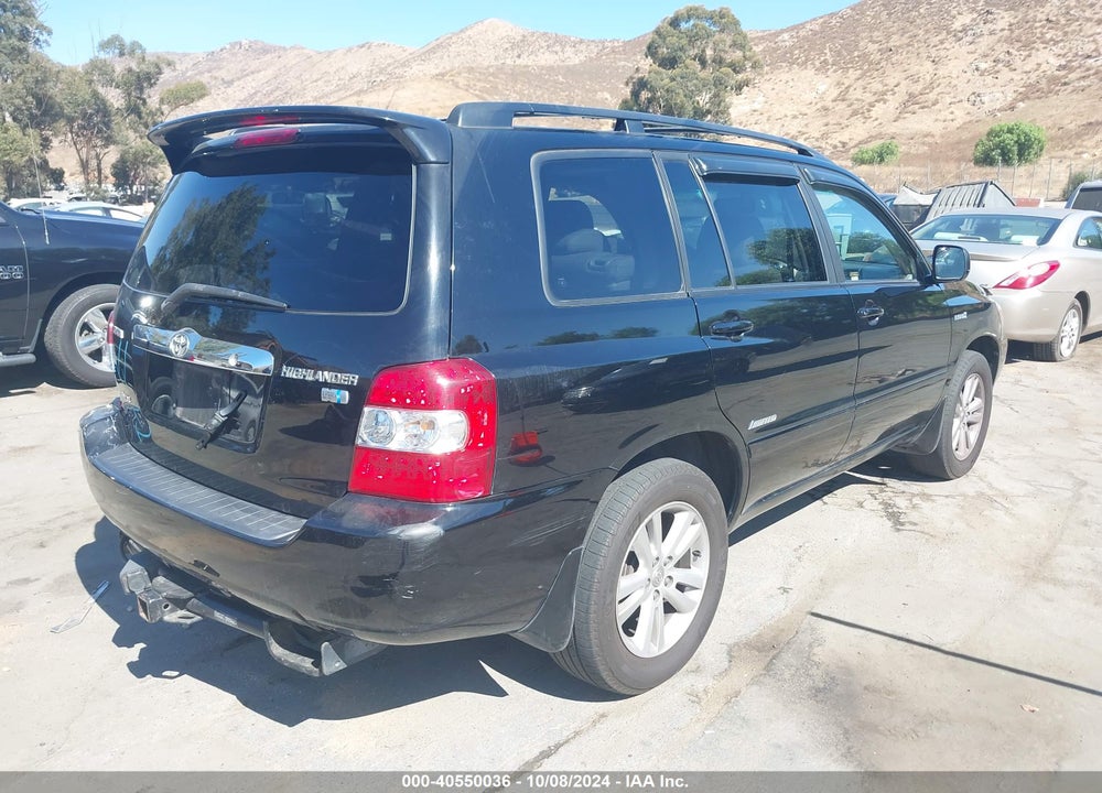 2006 TOYOTA HIGHLANDER HYBRID VIN: JTEEW21A460019579