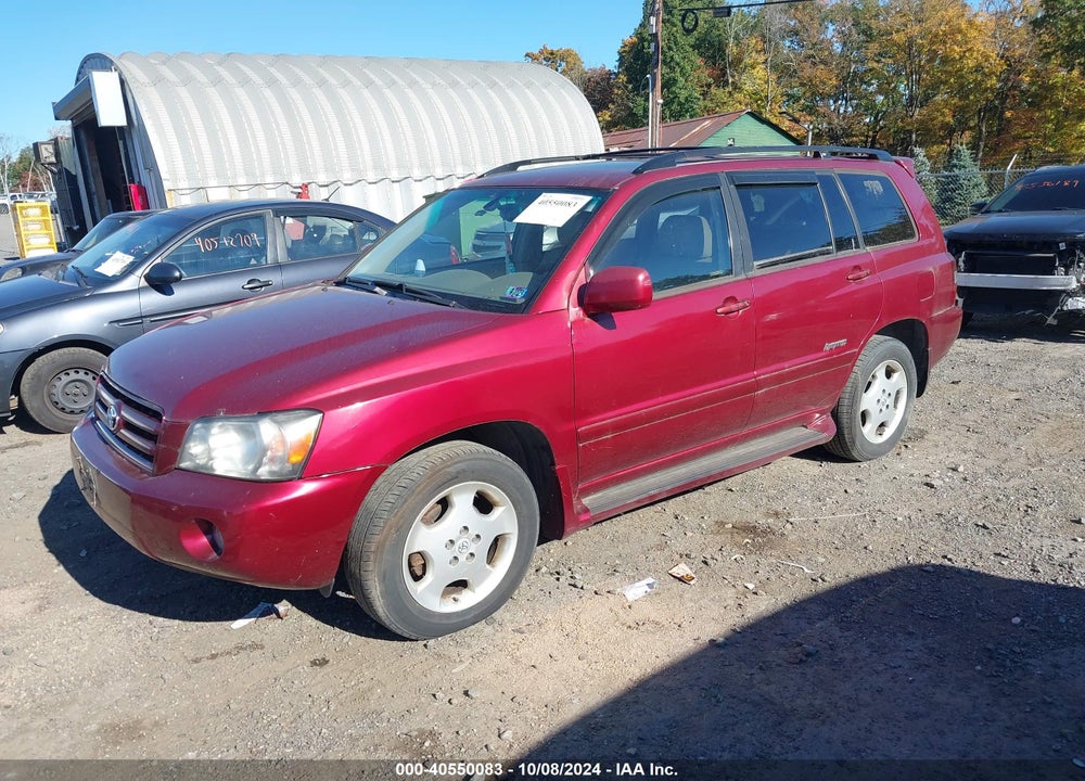 2006 TOYOTA HIGHLANDER LIMITED V6 VIN: JTEEP21A060172943
