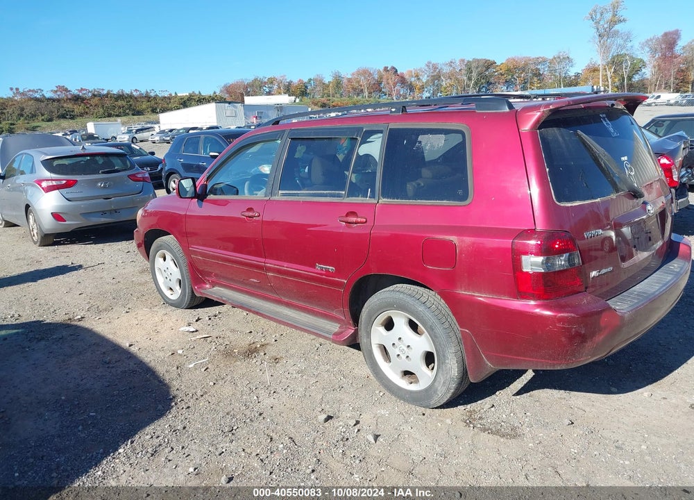 2006 TOYOTA HIGHLANDER LIMITED V6 VIN: JTEEP21A060172943
