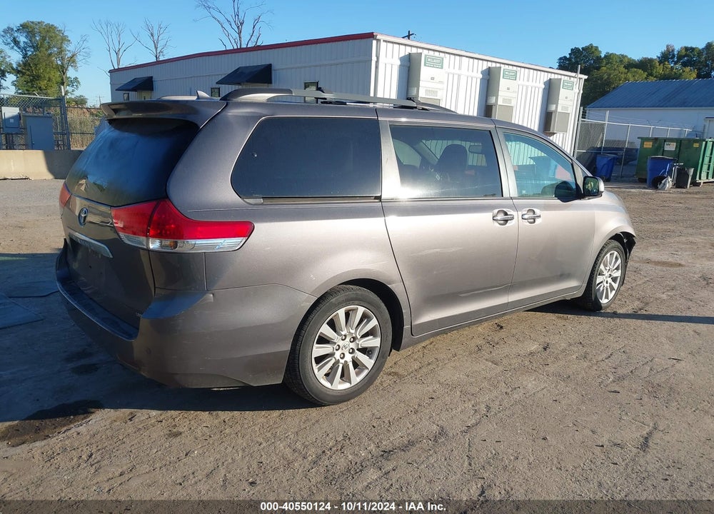2011 TOYOTA SIENNA LIMITED V6 VIN: 5TDYK3DC4BS165214