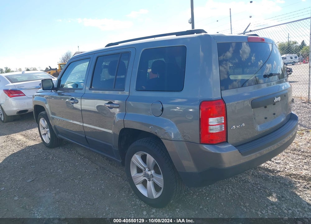2012 JEEP PATRIOT LATITUDE VIN: 1C4NJRFB7CD633866