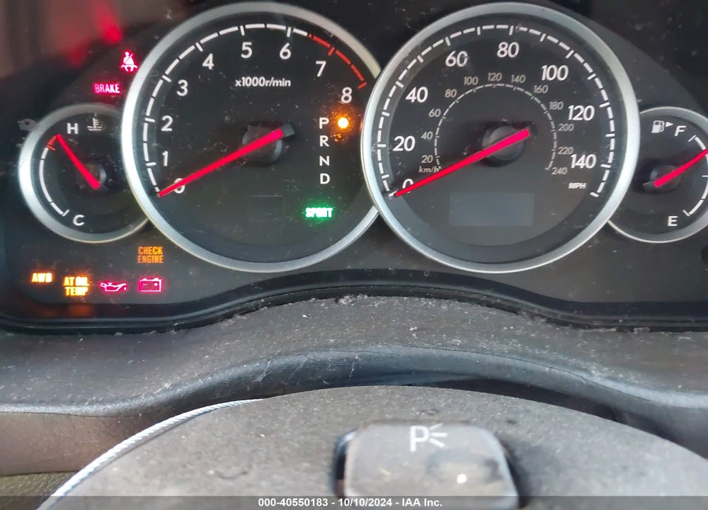 2007 SUBARU OUTBACK 2.5I BASIC VIN: 4S4BP61C477318782