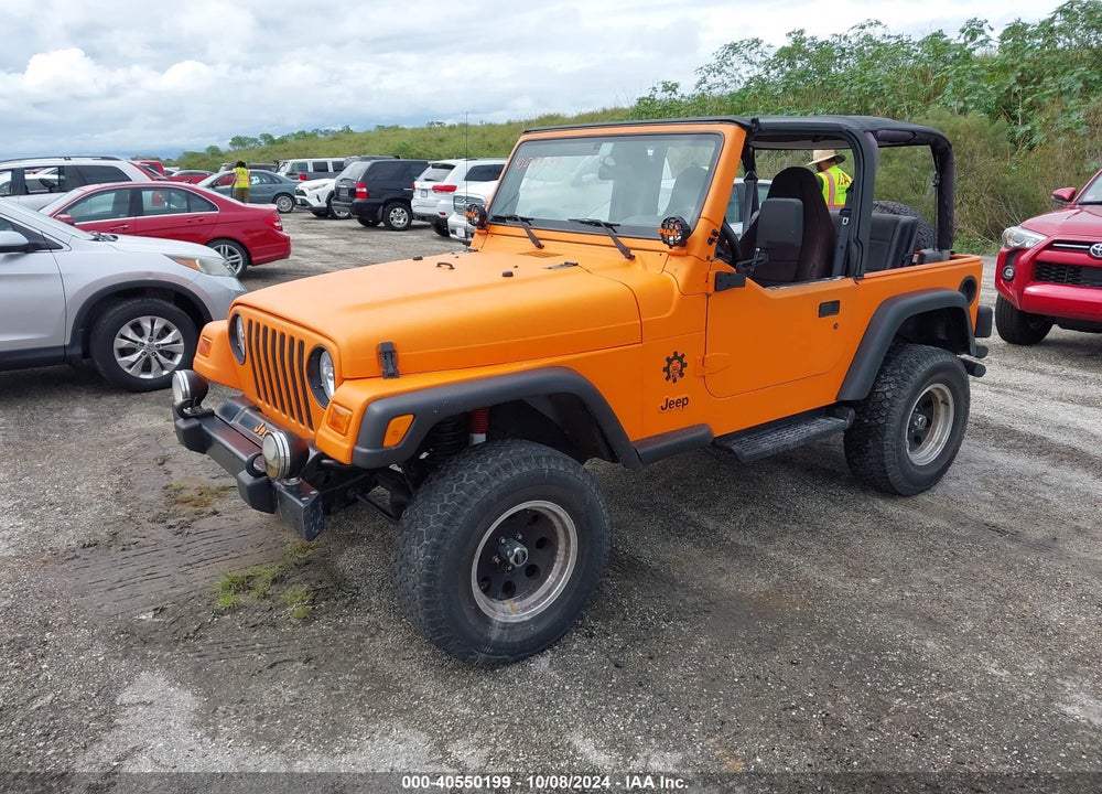 2000 ANGLER JEEP WR SPORT VIN: 1J4FA49S3YP786585