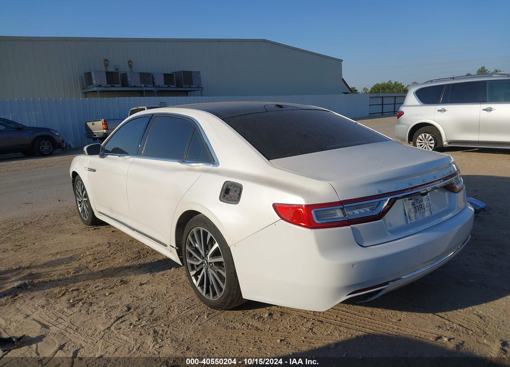 2017 LINCOLN CONTINENTAL SELECT VIN: 1LN6L9SK3H5609677