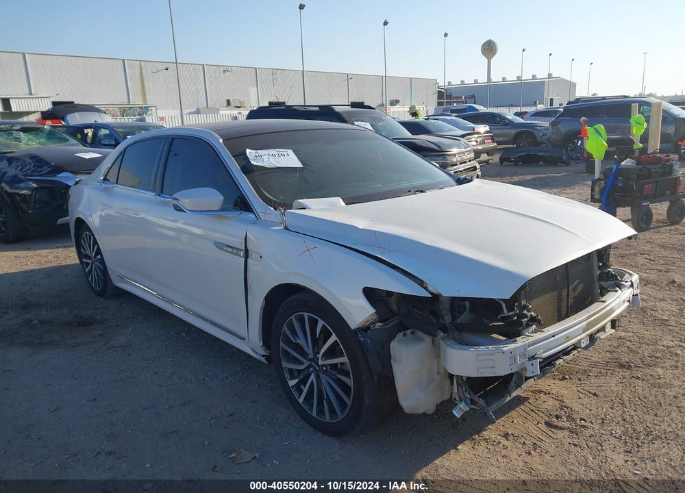 2017 LINCOLN CONTINENTAL SELECT VIN: 1LN6L9SK3H5609677
