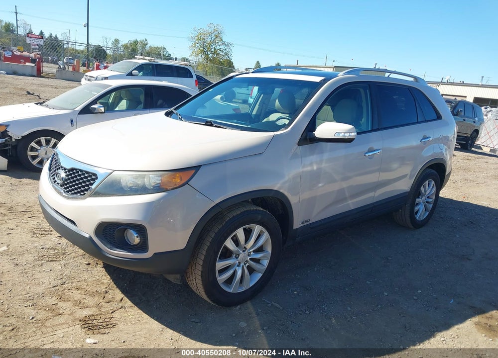 2011 KIA SORENTO EX V6 VIN: 5XYKUDA2XBG042208