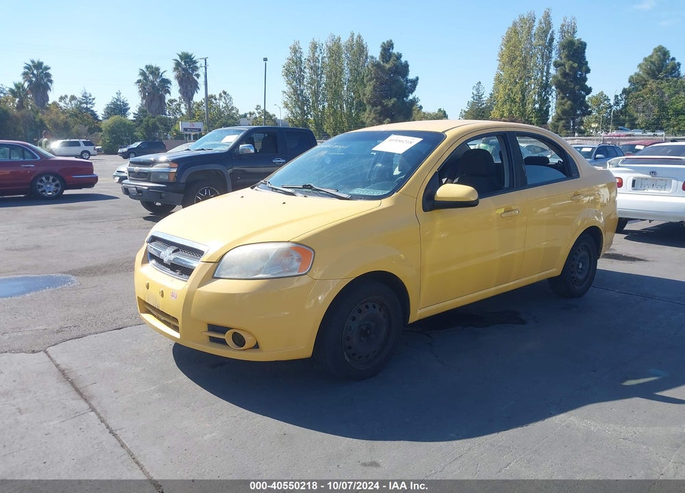 2010 CHEVROLET AVEO LT VIN: KL1TG5DE3AB046348