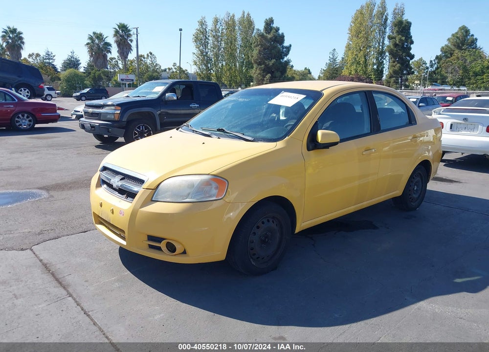 2010 CHEVROLET AVEO LT VIN: KL1TG5DE3AB046348