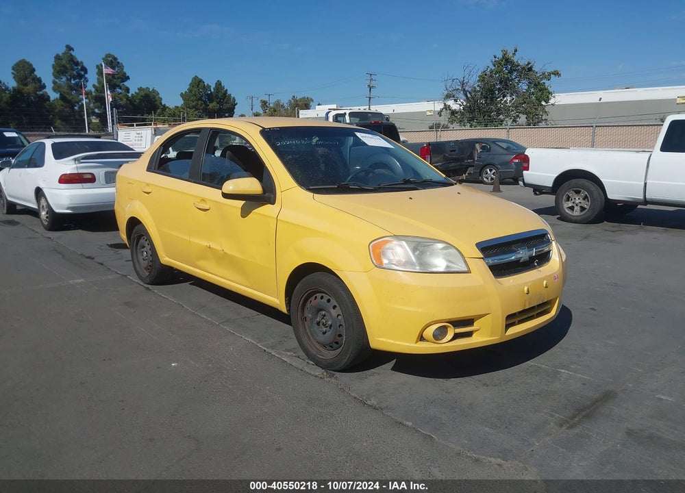 2010 CHEVROLET AVEO LT VIN: KL1TG5DE3AB046348