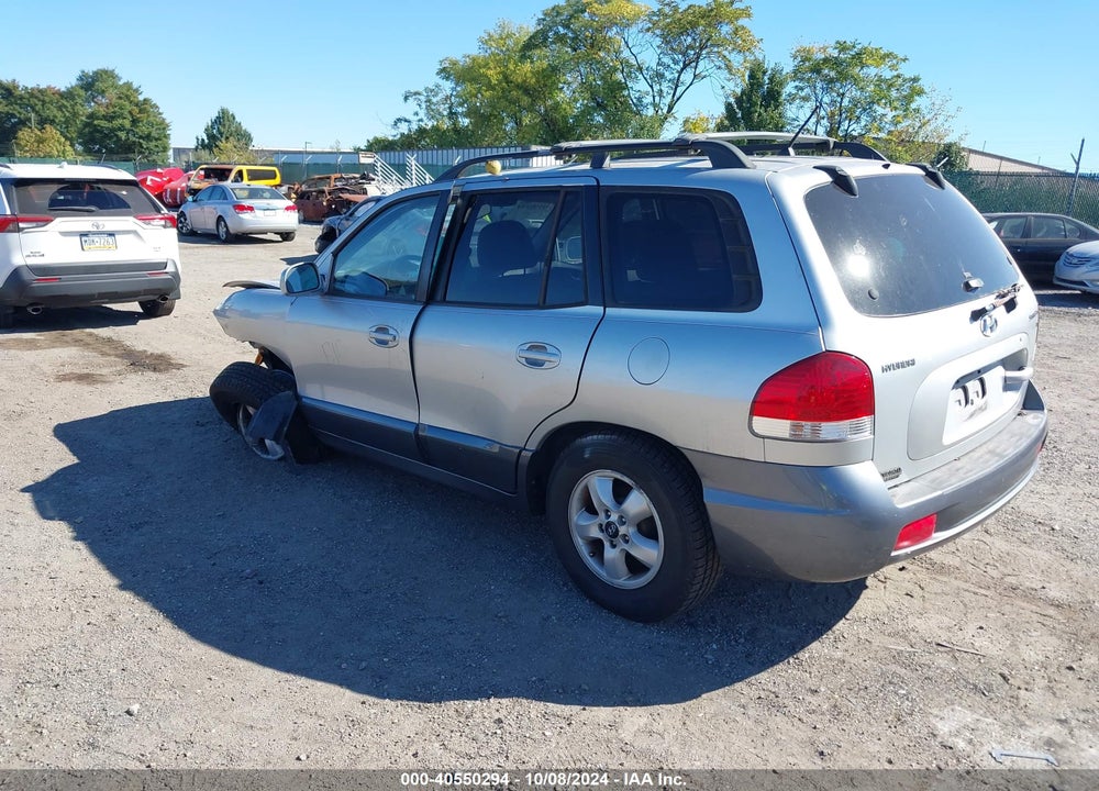 2006 HYUNDAI SANTA FE GLS VIN: KM8SC13D46U109241