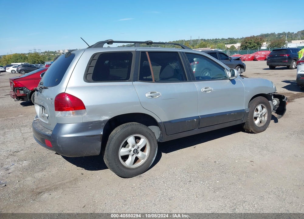 2006 HYUNDAI SANTA FE GLS VIN: KM8SC13D46U109241