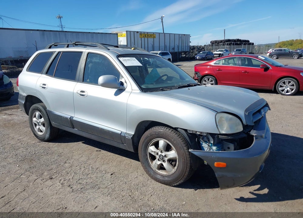 2006 HYUNDAI SANTA FE GLS VIN: KM8SC13D46U109241